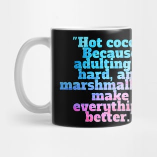 Winter Sarcastic Quote Text Mug